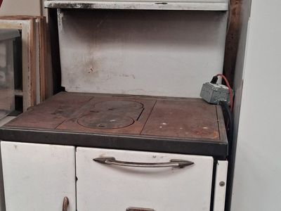 Antique wood cook stove