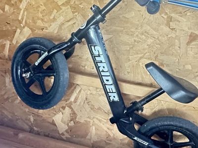 Strider Sport Balance Bike - Black, Used, Adjustable Seat, Lightweight Toddler Bike