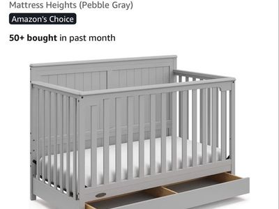 Graco 5in1 Convertible Crib/w drawer