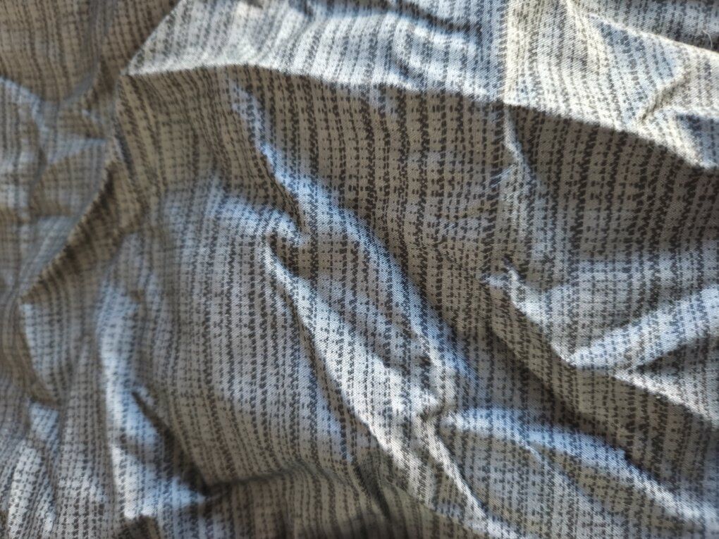 2 Bluish Grey Blackout Curtains