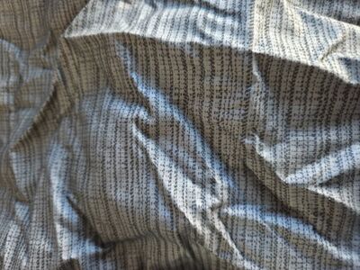 2 Bluish Grey Blackout Curtains