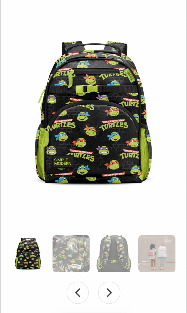 Ninja turtle backpack
