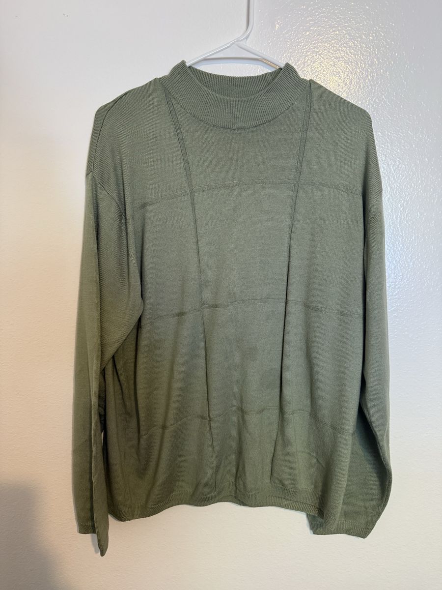 Comfy Green Sweater - L