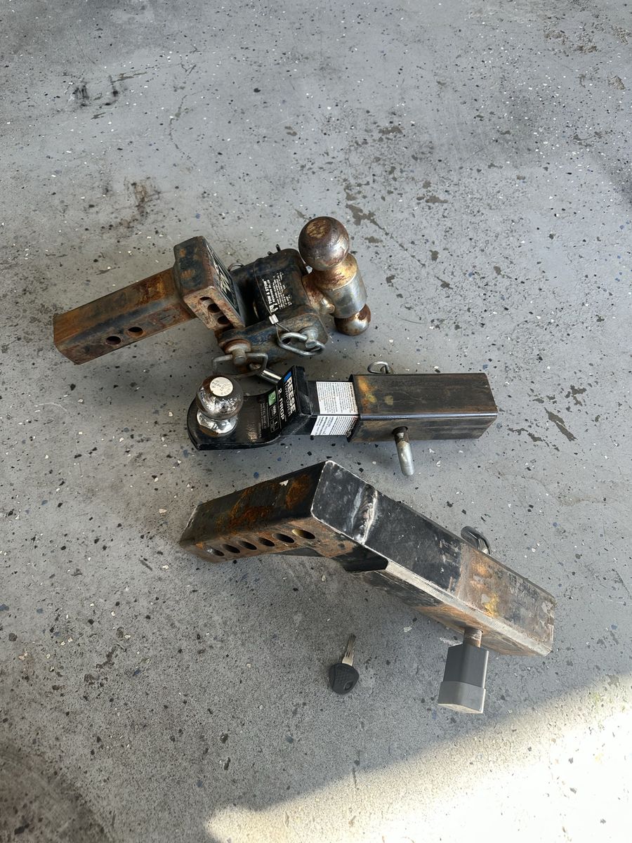 Assorted hitches and parts