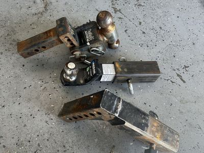 Assorted hitches and parts