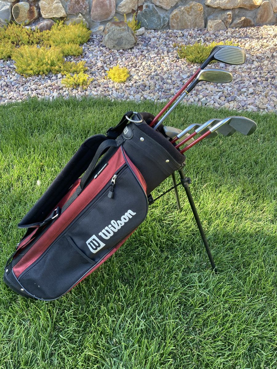 Youth Junior Golf set with stand up bag:  Wilson