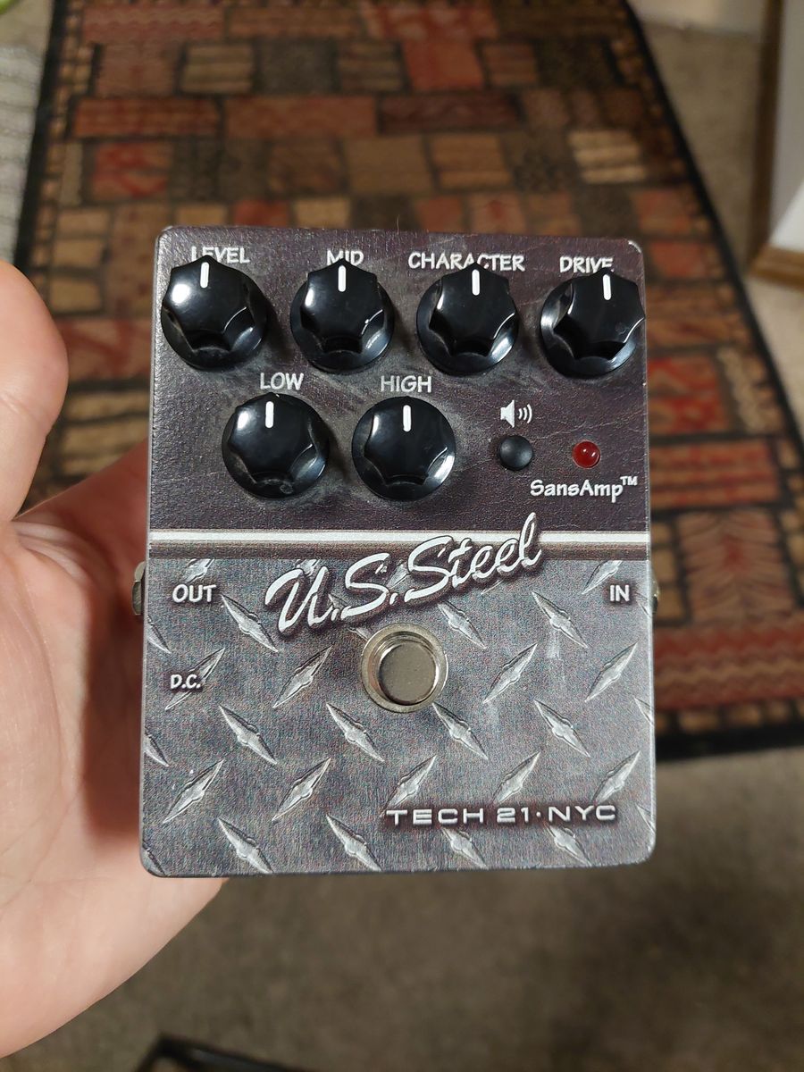 TECH 21 US Steel Rectifier Preamp Pedal- Guitar - Mesa Boogie