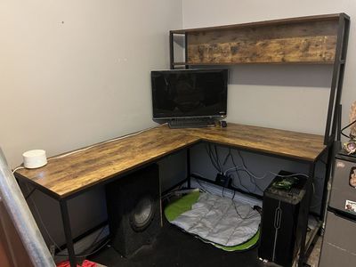 L-Shaped ikea desk