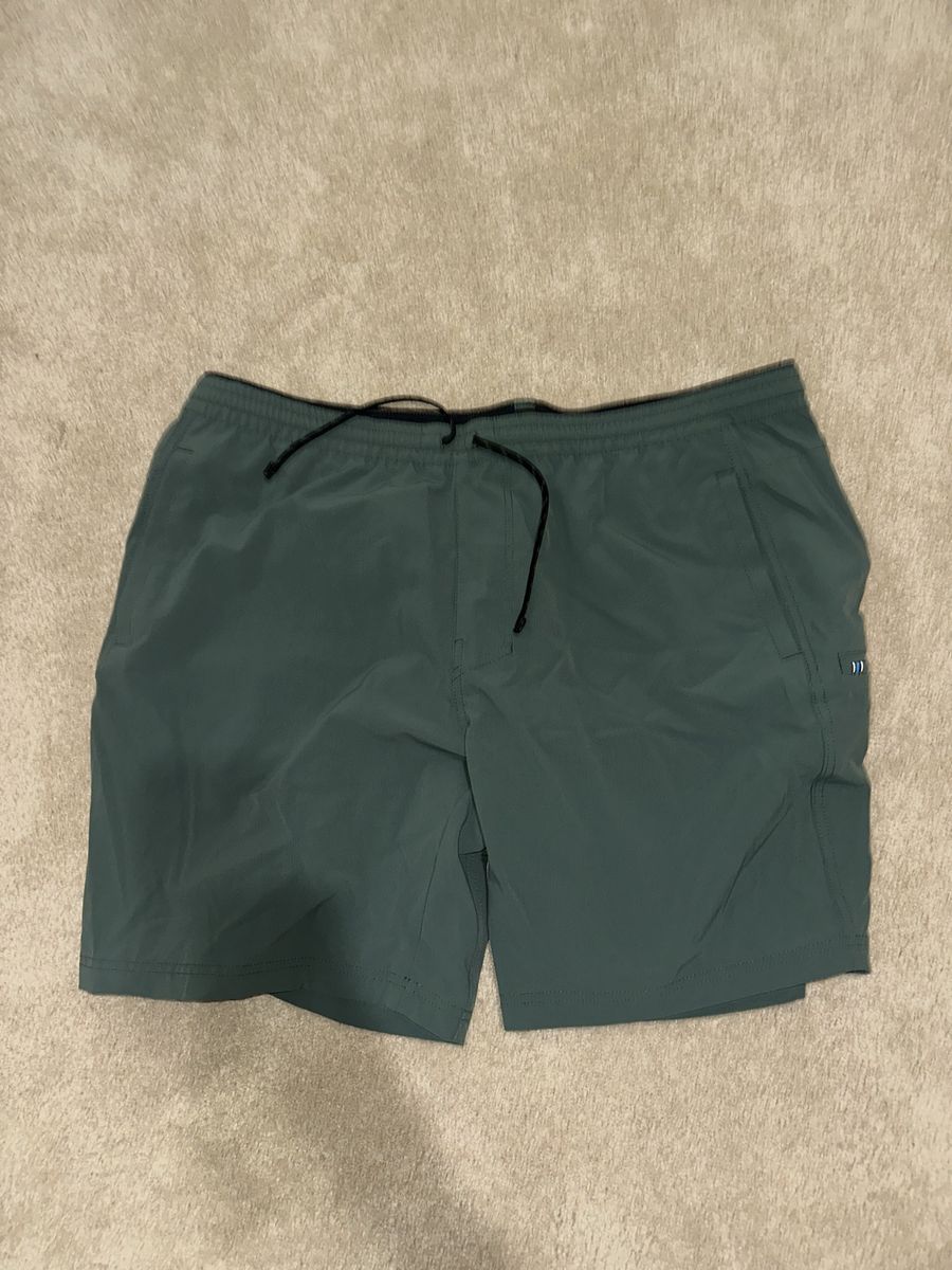 Kuhl Men's Dark Green Athletic Drawstring Shorts XXL