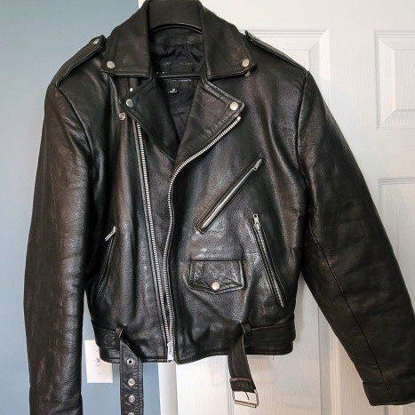 Men's leather Motorcycle jacket