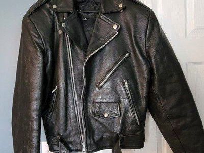 Men's leather Motorcycle jacket