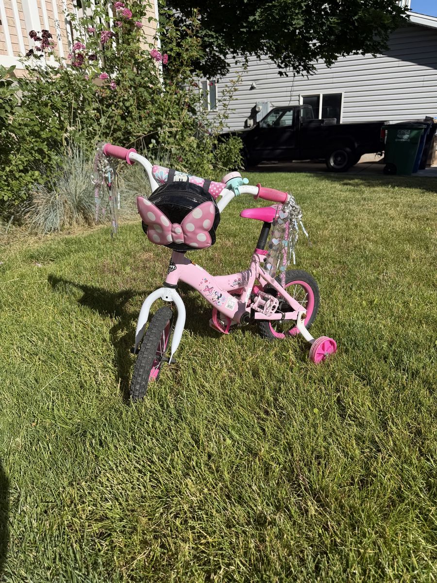12” Huffy Bike Pink Minnie Mouse