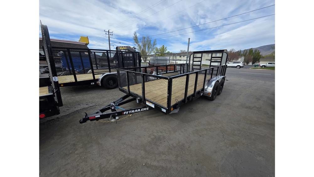 2027 PJ Trailers 7 X 16 UL 10K with 2' Sides HD Ga