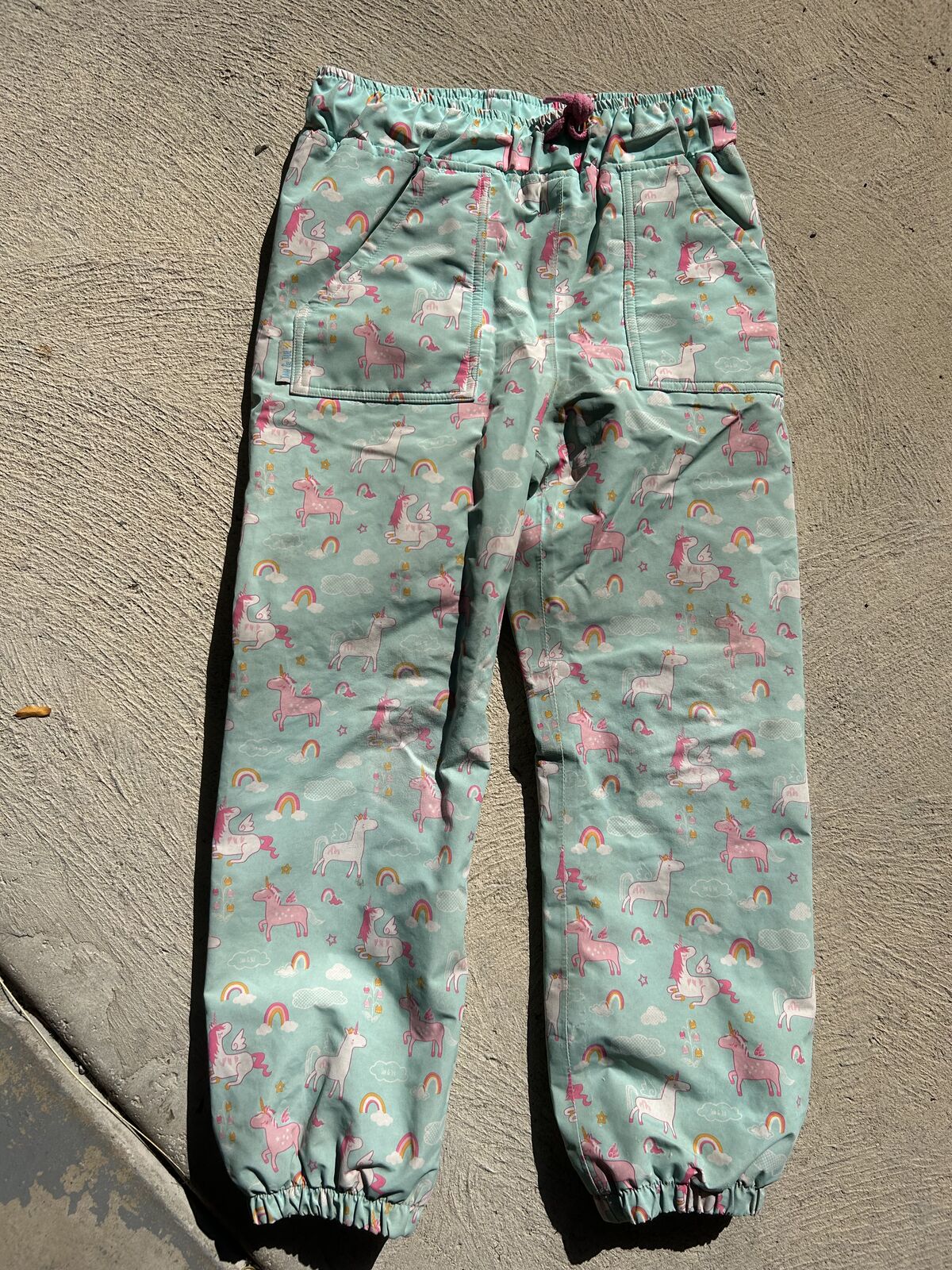 Jan & Jul Unicorn Snow Pants (Kids size 6)