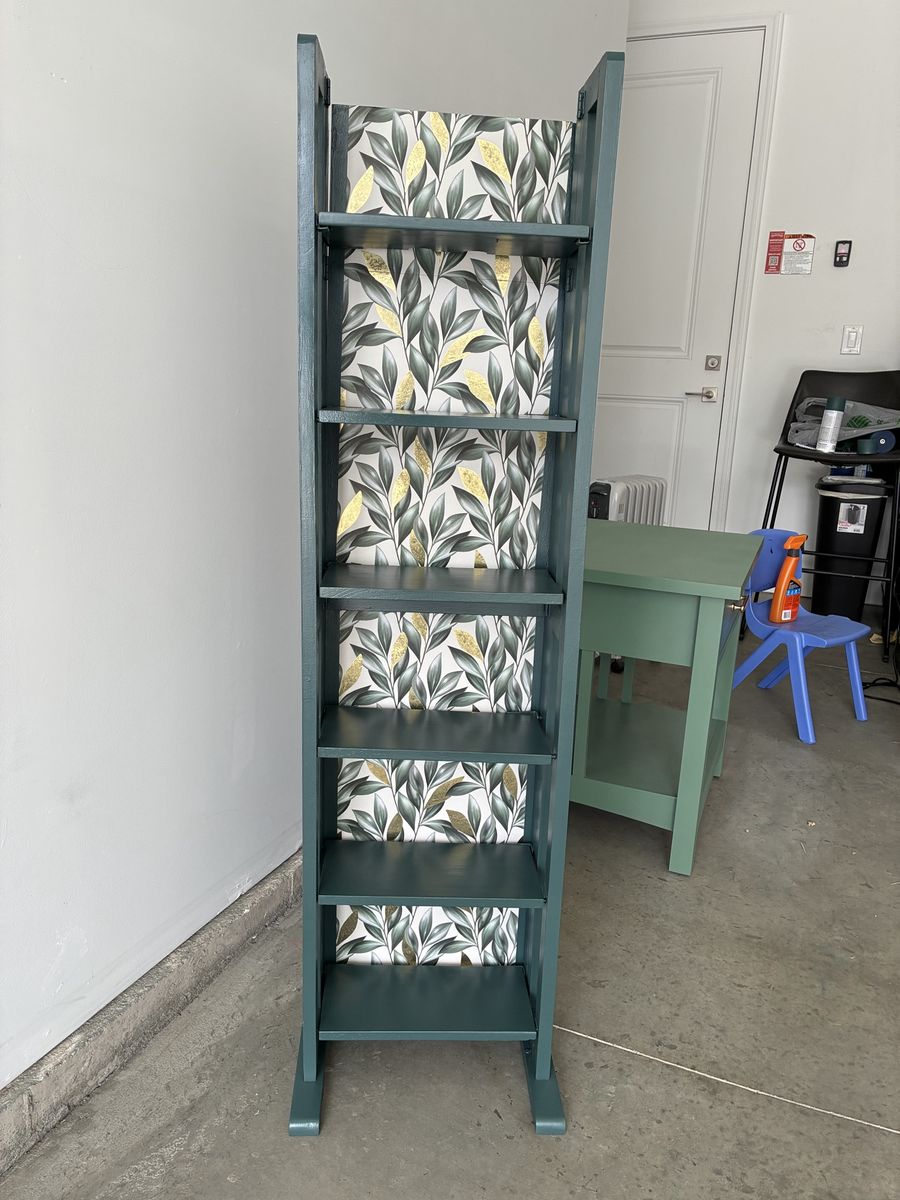*Refinished Decorative Wood Multipurpose Shelving
