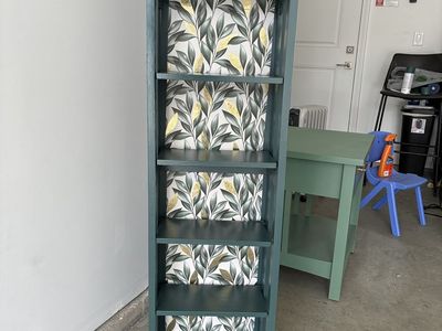 *Refinished Decorative Wood Multipurpose Shelving