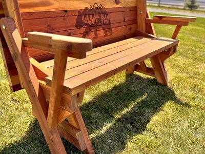 Redwood Transformer (Bench/Picnic Table)