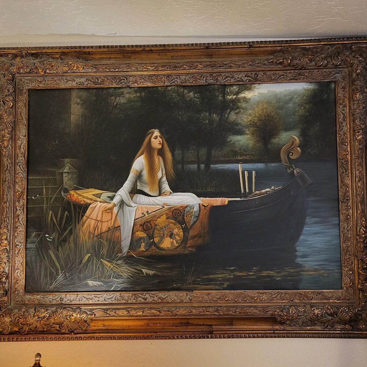 Lady of Shalott, Framed