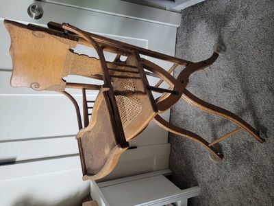 Antique high chair