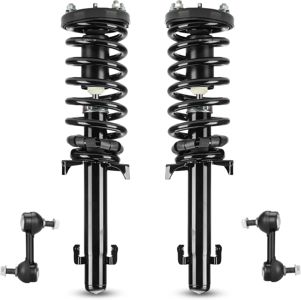 2008-2012 Honda Accord (2.4L 4 Door Sedan / 2 Door Coupe) Front Struts Suspensions w/Coil Spring & Sway Bar Links