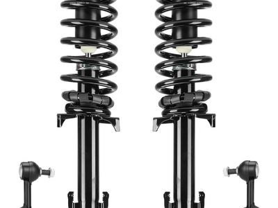 2008-2012 Honda Accord (2.4L 4 Door Sedan / 2 Door Coupe) Front Struts Suspensions w/Coil Spring & Sway Bar Links