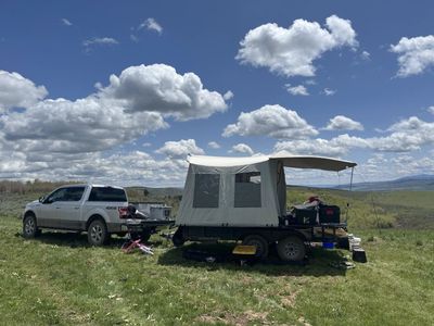 2023 Jumping Jack Trailer 8x12 with porch area