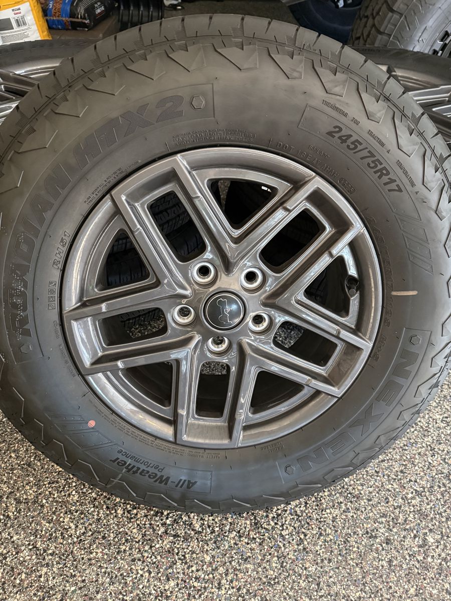 5 Brand New Jeep Wrangler Wheels and Tires