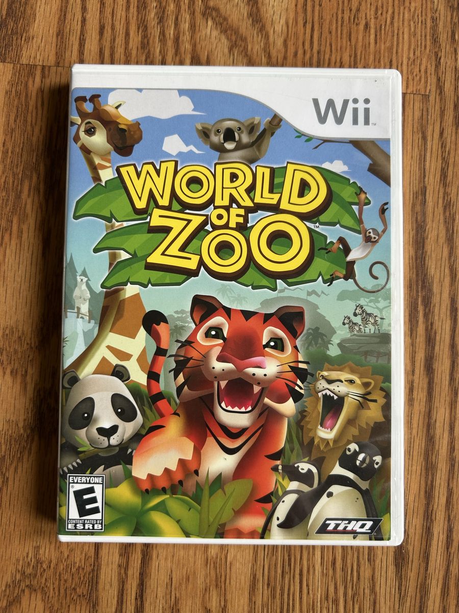 Nintendo Wii world of zoo video game