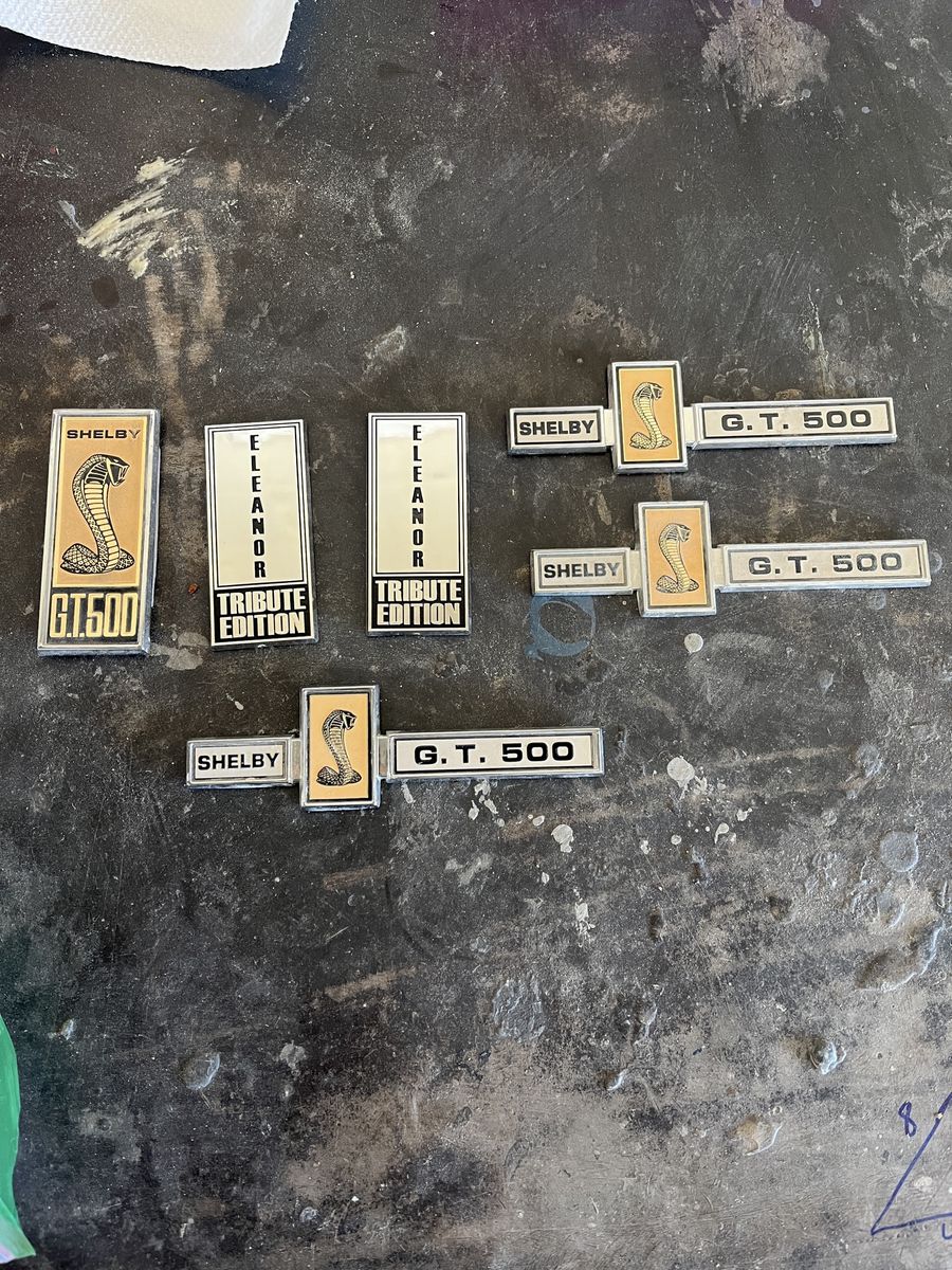 New Ford Mustang GT500 badges