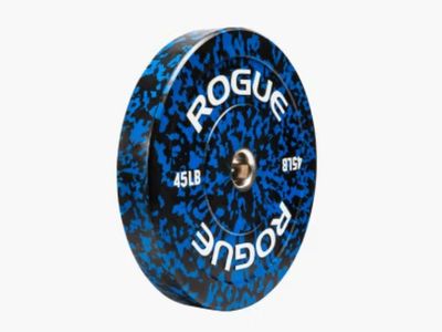 NEW- Rogue Fleck Bumper Plates 45lb Pair