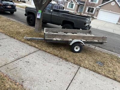 4 By 8 utility Trailer Tilt Deck
