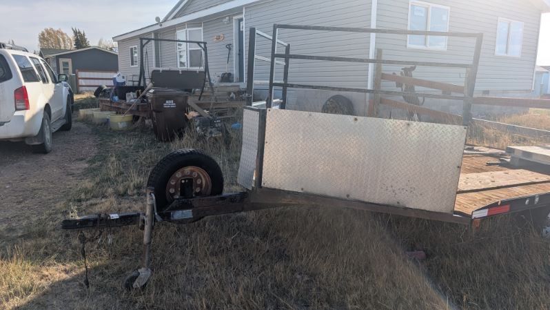 2 place sled trailer