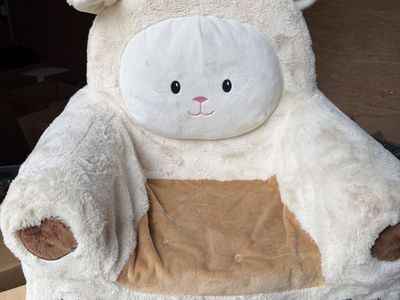 Plush Lamb Children's Armchair Soft Toddler Furniture