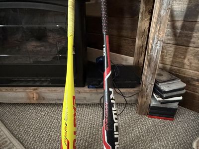 Easton Rival 30 inch and Rawlings machine 30 baseball bat