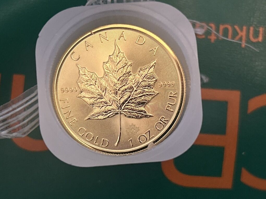 1 Oz Canadian Gold maple Leaves