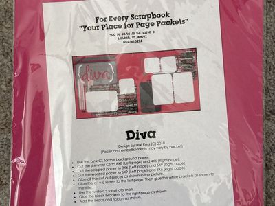 Scrapbooking pages-Diva