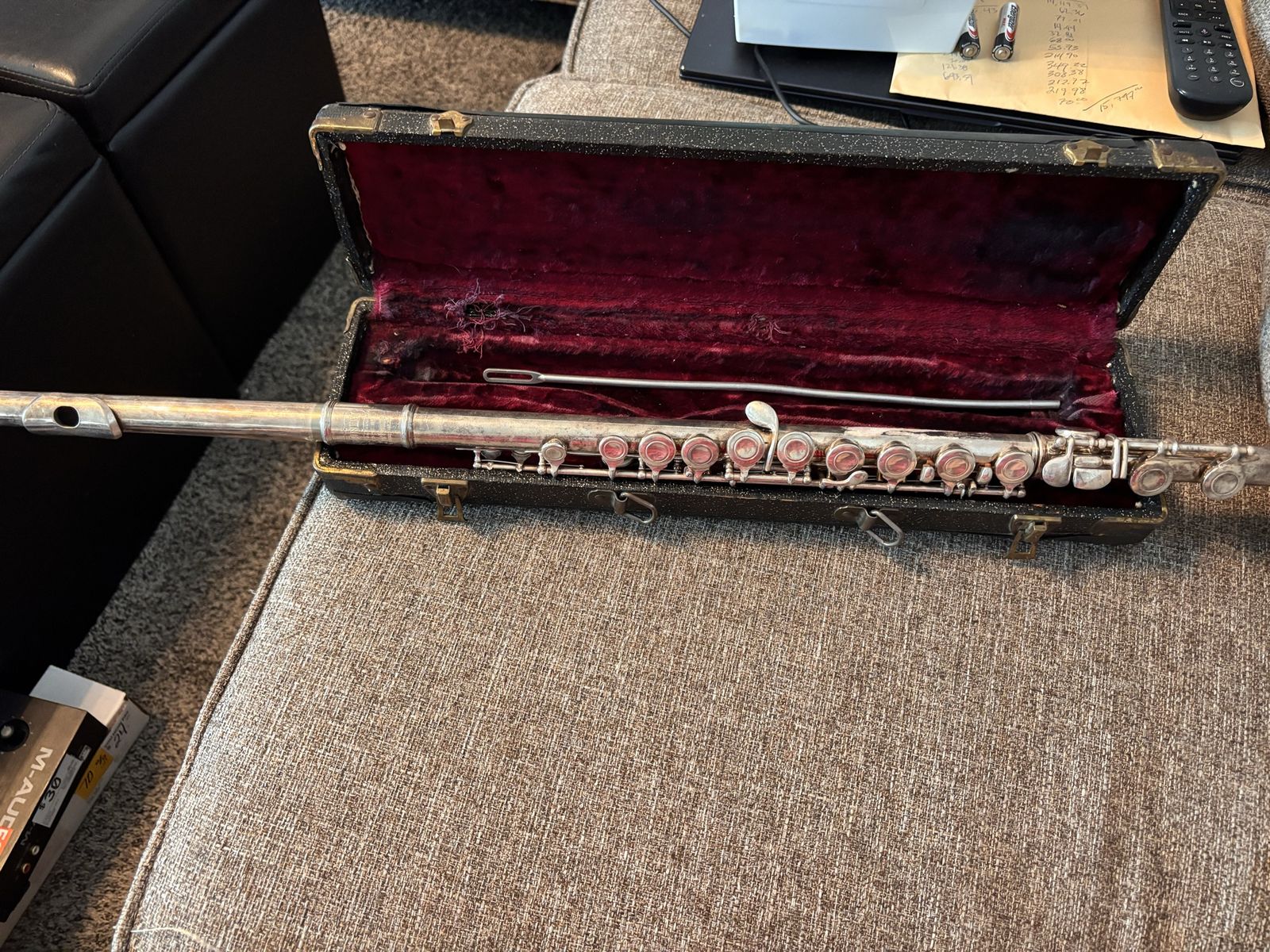 Bundy Selmer Flute In Beat Up Case