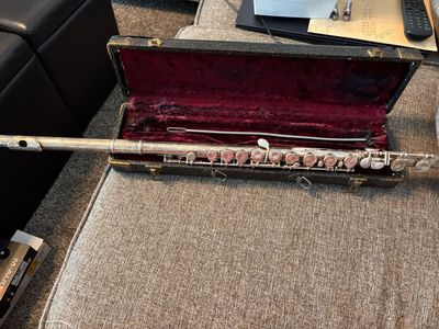 Bundy Selmer Flute In Beat Up Case