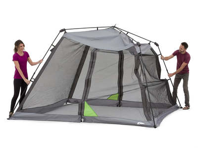 New Ozark Trail 10' x 10' Foot Instant Screen House Shade, 100 square feet.