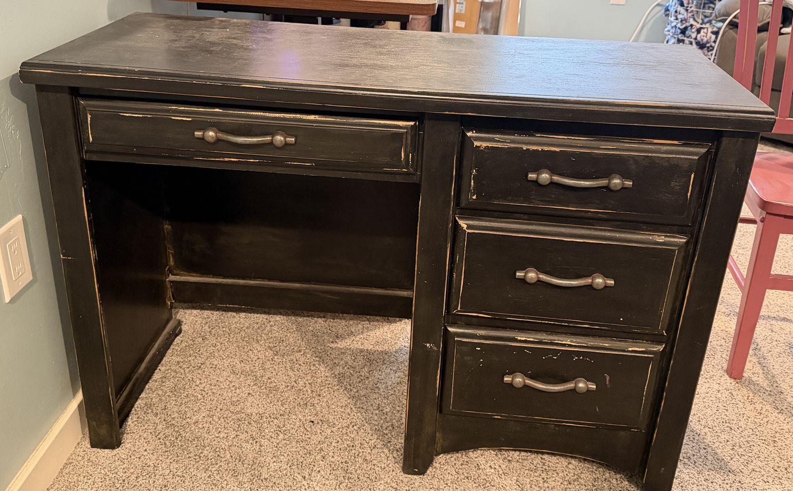 Desk and small chair for sale