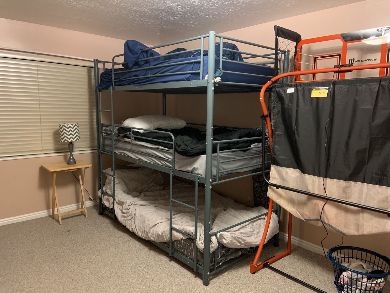 Cool Triple Bunk Beds Gray twins