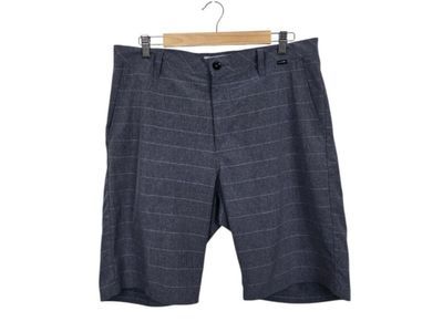 Travis Mathew Light Gray Striped Performance Golf Shorts Inseam 10" Men's W34