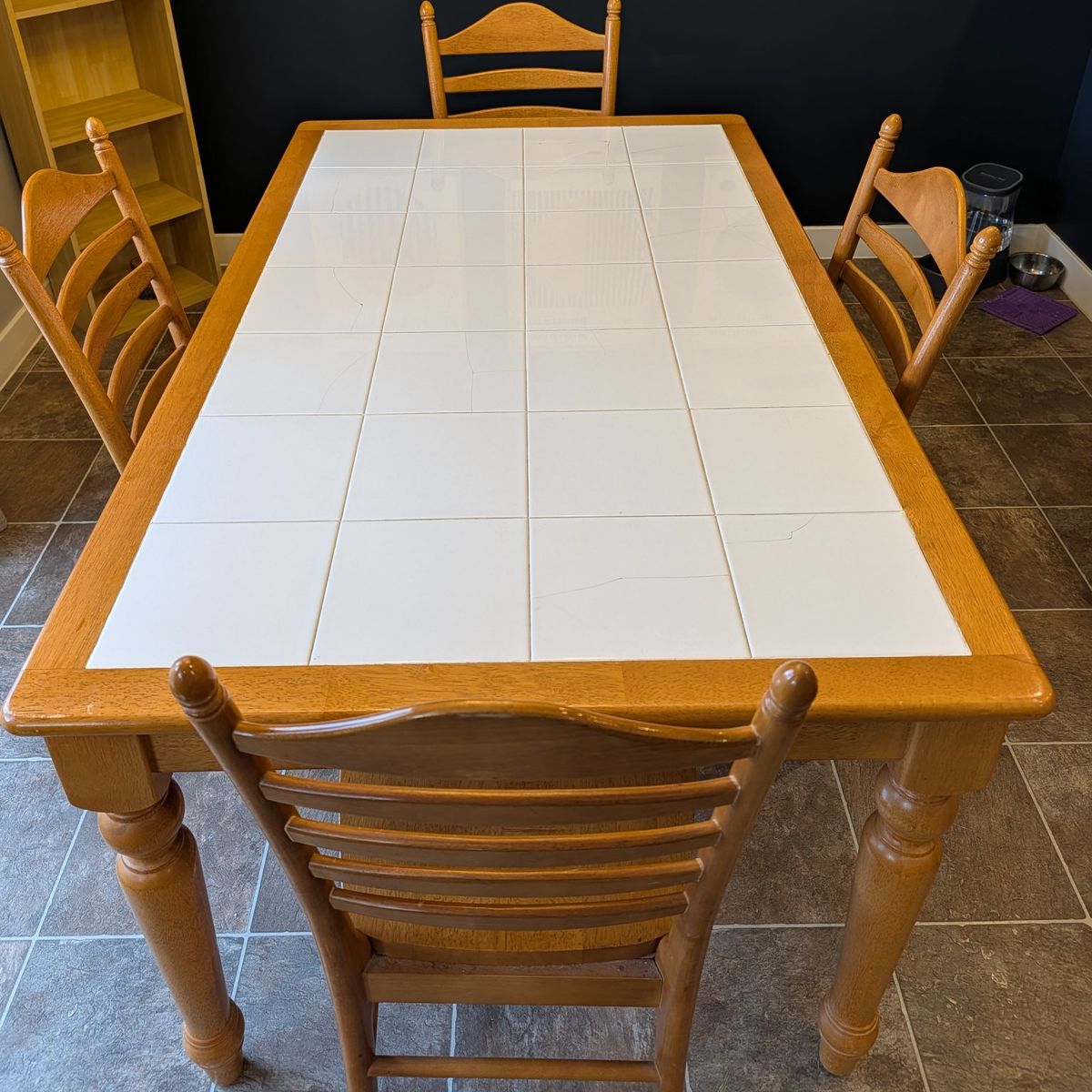 Tile Dining Table & Chairs