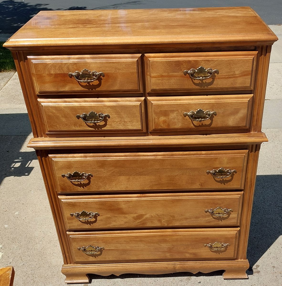 Dresser 7 Drawer Solid Wood