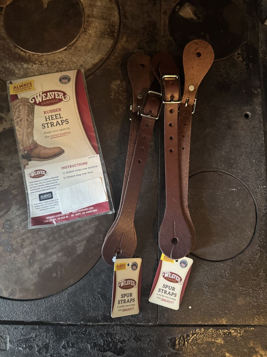 New spurs/straps