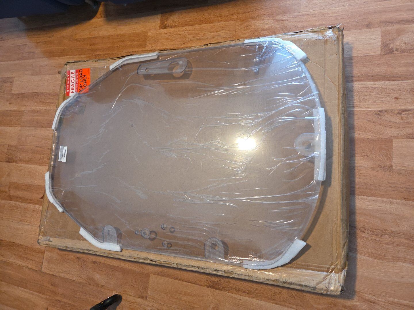 express steel T344818 cab door windowpane skid ste