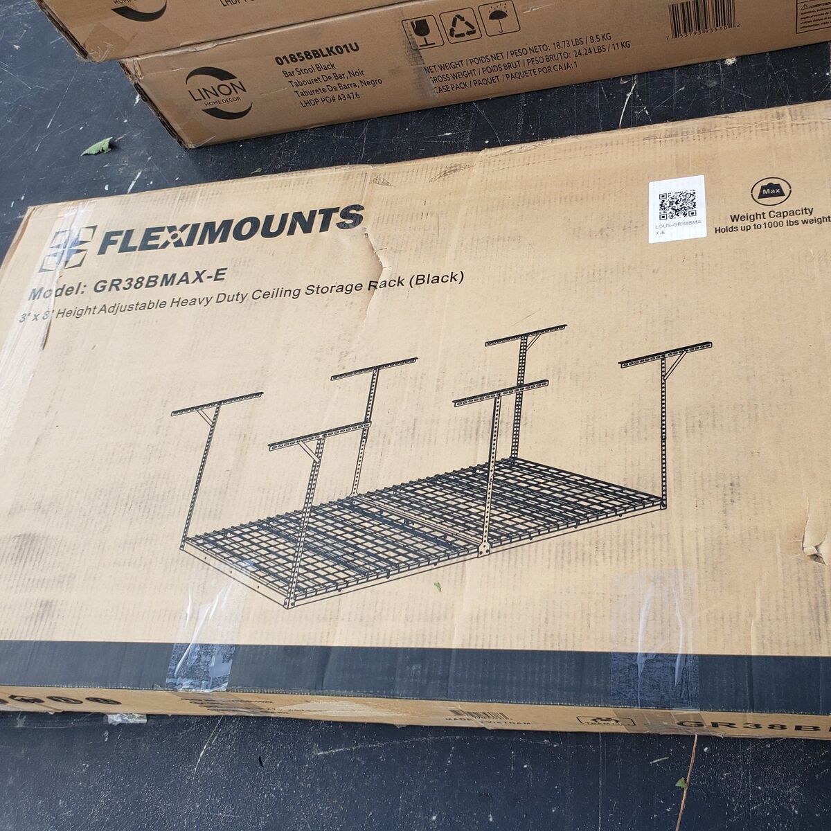 ceiling storage rack