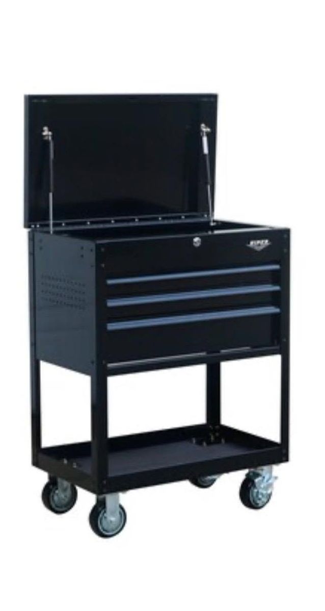 NEW Viper 31" Rolling Tool Storage Utility Cart – Black – $300