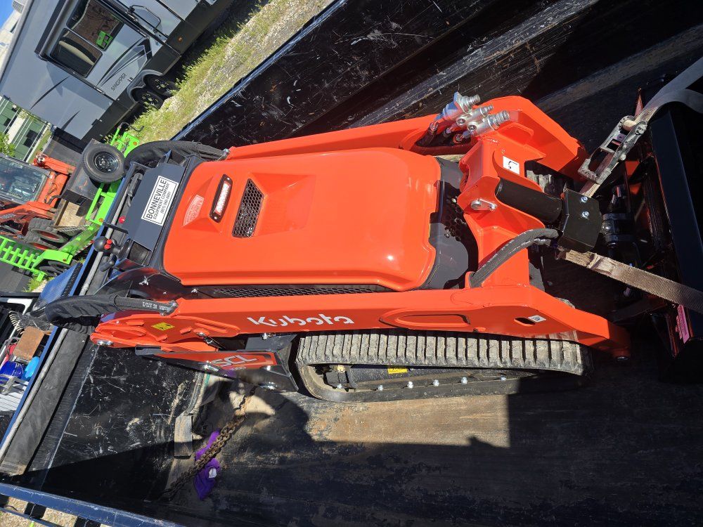 mini skid plus dump trailer