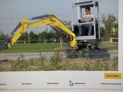 2018 Wacker Newson, EZ 28 mini Excavator